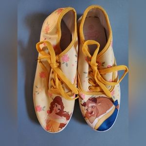 Beauty and the beast sneakers hottopic size 8